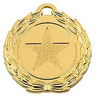Gold MegaStar Medal 40mm