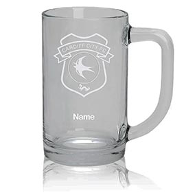 Cardiff City FC Glass Tankard