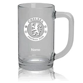 Chelsea FC Glass Tankard