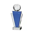 Gauntlet Football Crystal Award 180mm