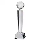 Interceptor Football Crystal Award 280mm