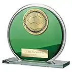 Seismic Green Glass Superstar Plaque 105mm
