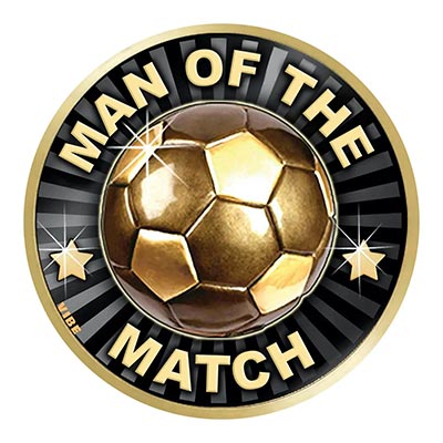 Man Of The Match Centre 50mm