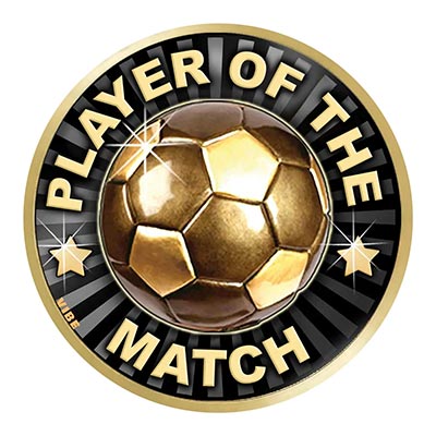 Player Of The Match Centre 50mm