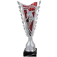 Fuego Red & Silver Football Cup 35cm