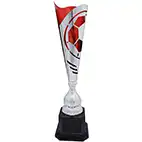 Annual Kiln Red & Silver Football Cup 52cm