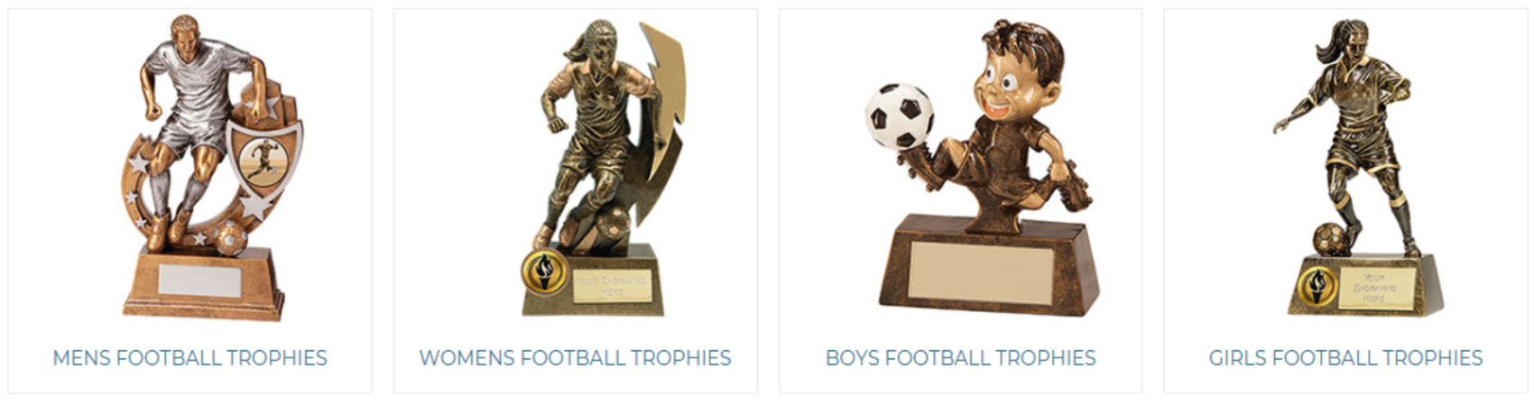 football trophies