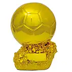 Gilt Gold Ball Award 23cm