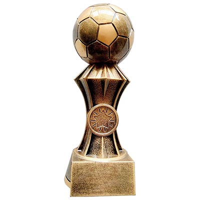 Antique Gold Football Award 175mm