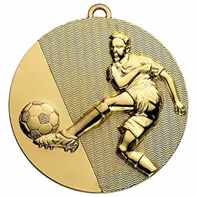 Gold Striker and Ball Medal 50mm