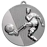 Silver Striker and Ball Medal 50mm
