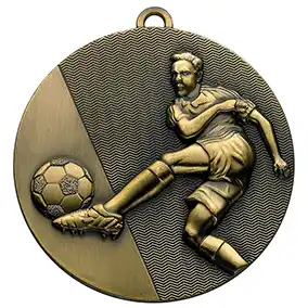 Bronze Striker and Ball Medal 50mm