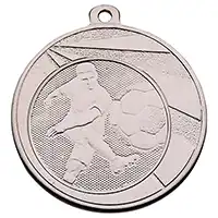 Striker and Ball Medal Silver 50mm