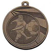 Striker and Ball Medal Bronze 50mm