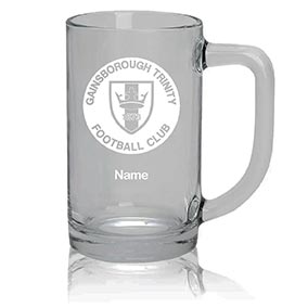 Gainsborough FC Glass Tankard