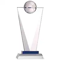 Pinnacle Glass Football Award 20.5cm