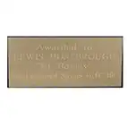 Individual Engraved Plate 5.00