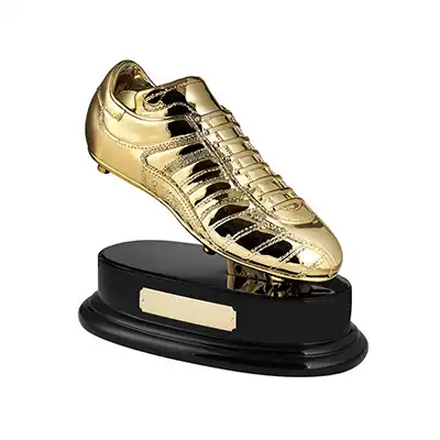 Golden Boot Football Award 100mm