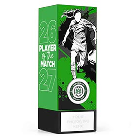 Green Geo Female Player of the Match 17cm