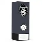 Grey Geo Football Shield Trophy 17cm