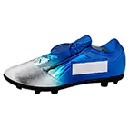 Sleek Silver Blue Football Boot 171mm