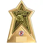 Starforce Gold Beautiful Game Trophy 20cm