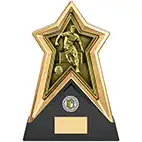 Starforce Gold Footballer Trophy 22cm