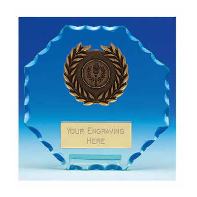 Pearl Edge Glass Plaque