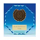 Pearl Edge Glass Plaque