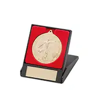 Impulse Football Medal & Box Gold 50mm