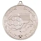 Starboot Economy Football Medal Silver 50mm