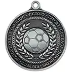 Olympia Football Medal Antique Silver 60mm