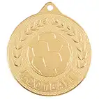 Discovery Football Medal Gold 50mm