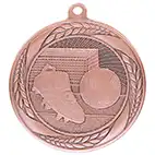 Football & Boot Medal Bronze 55mm