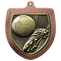 75mm Cobra Football Medal Bronze