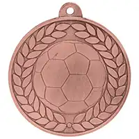 50mm Aviator Football Medal Bronze