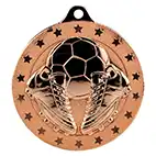 Boot & Ball Cascade Stars Bronze Medal 50mm
