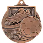 Boot & Ball Cascade Stars Bronze Medal 50mm