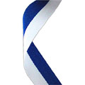 Blue White Ribbon