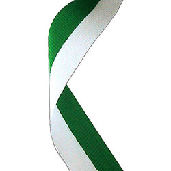 Green White Ribbon