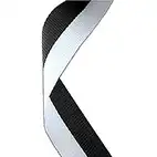 Black White Ribbon
