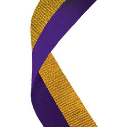 Purple Gold Ribbon