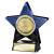 Blue Superstar Football Trophy 110mm - view 1