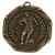 Antique Gold Footballer Medal & Ribbon 45mm - view 1