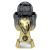Gold Tournament Shield Boot Ball Trophy 220mm - view 1