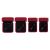 Velour 60mm Medal Box Burgundy 90x90mm - view 2