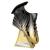 Power Football Boot Trophy Black to Gold 200mm - view 1