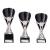 Rising Stars Premium Plastic Trophy Silver & Black 185mm - view 2