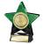 Green Superstar Football Trophy 110mm - view 1