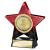Red Superstar Football Trophy 110mm - view 1